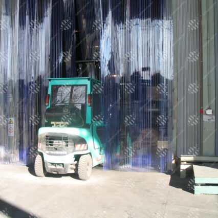 Termofüggöny fagyálló bordás szalaggal