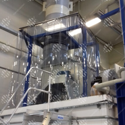 Termofüggöny antisztatikus szalaggal